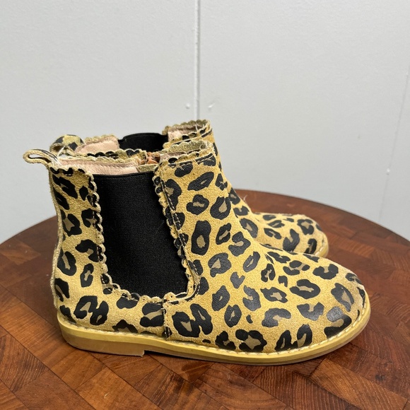 Monkey Feet Girls Size 4-5 Y Leopard Print - Picture 1 of 8